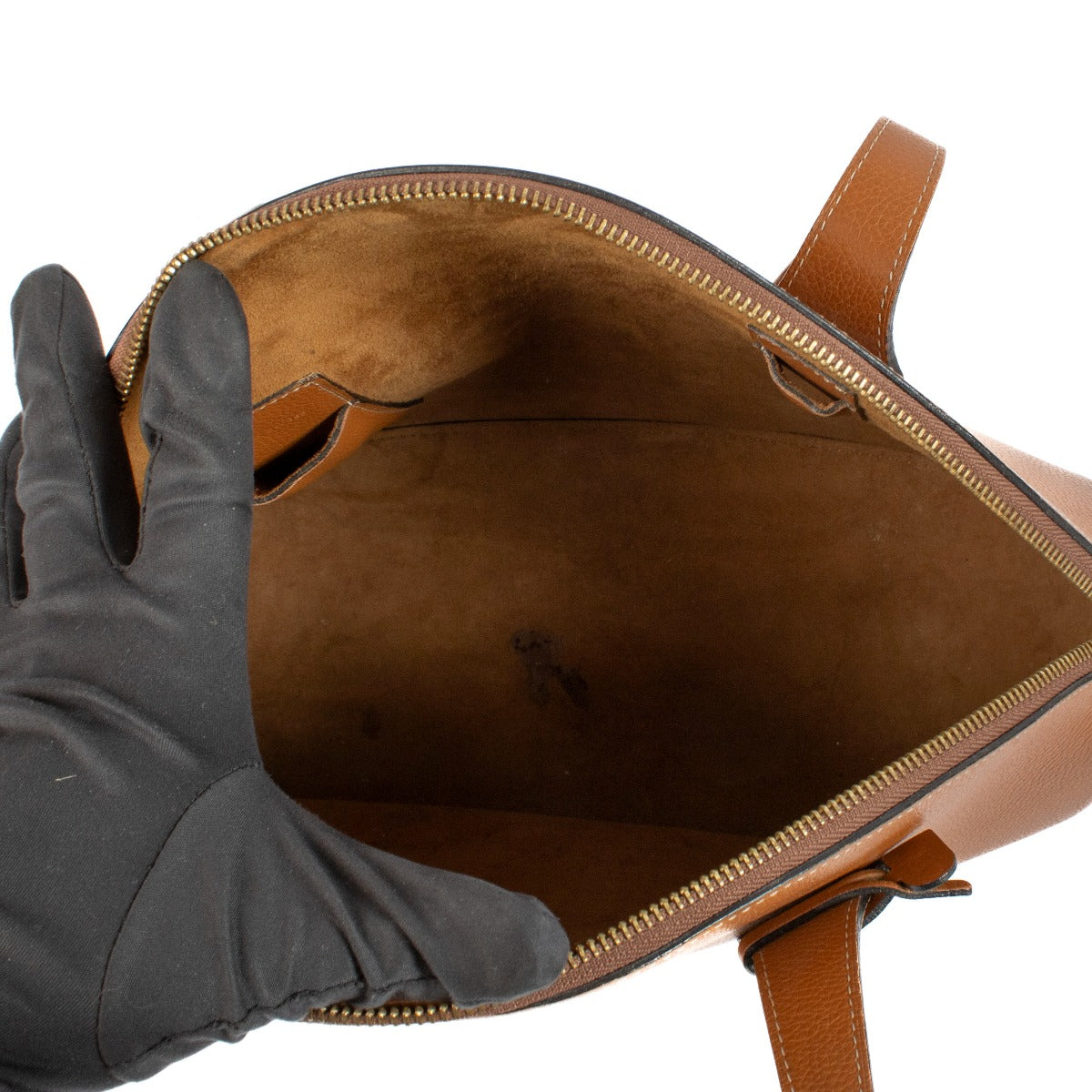 Delvaux Camel Leather Vintage Handbag