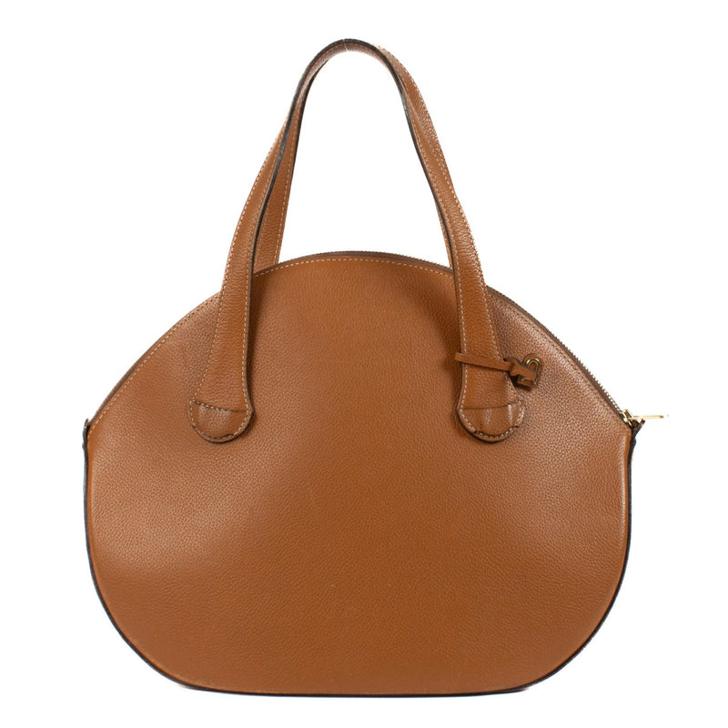 Delvaux Camel Leather Vintage Handbag
