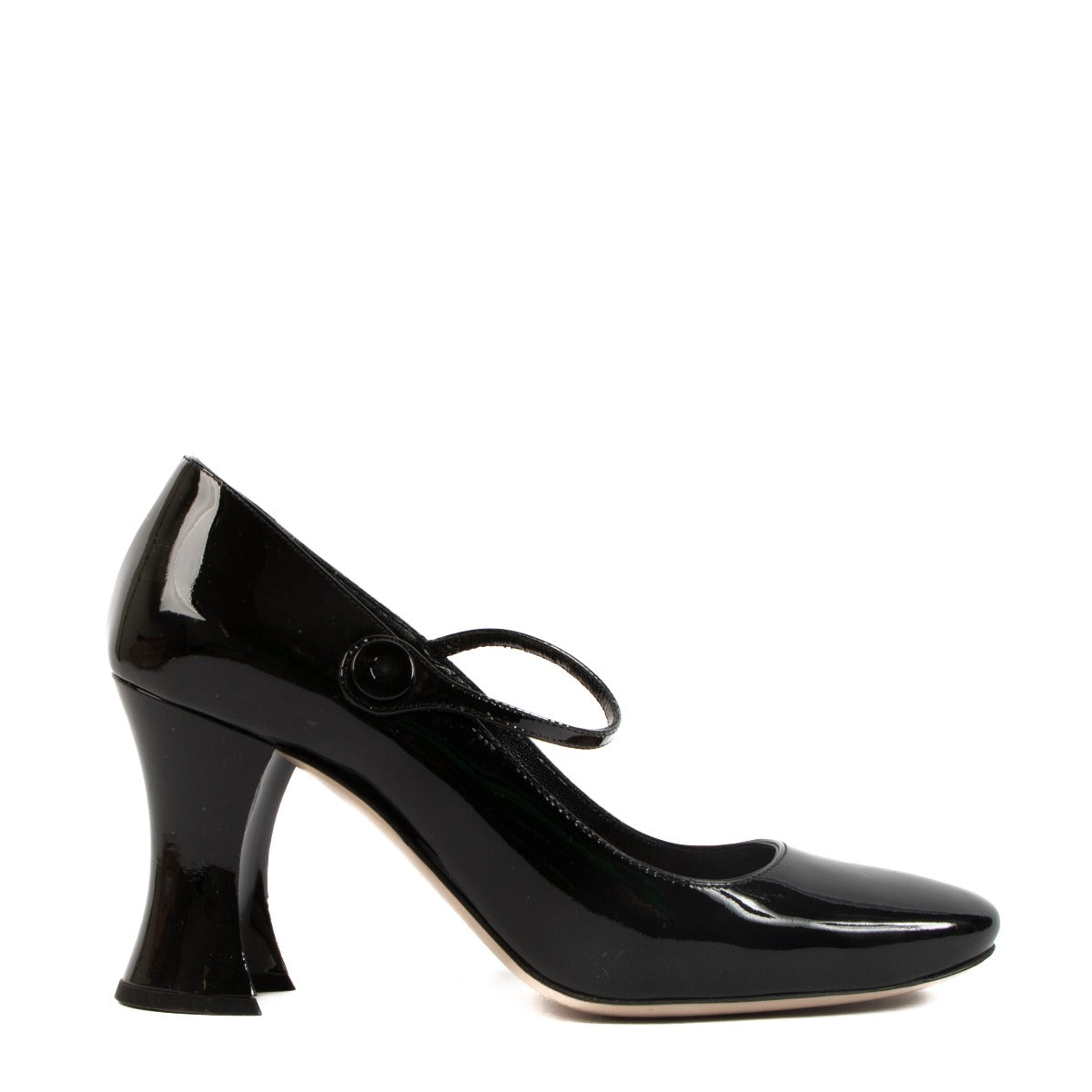 Miu Miu Black Patent Leather Pumps