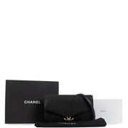 Chanel Black Caviar Leather Coco Cuba Flap Bag