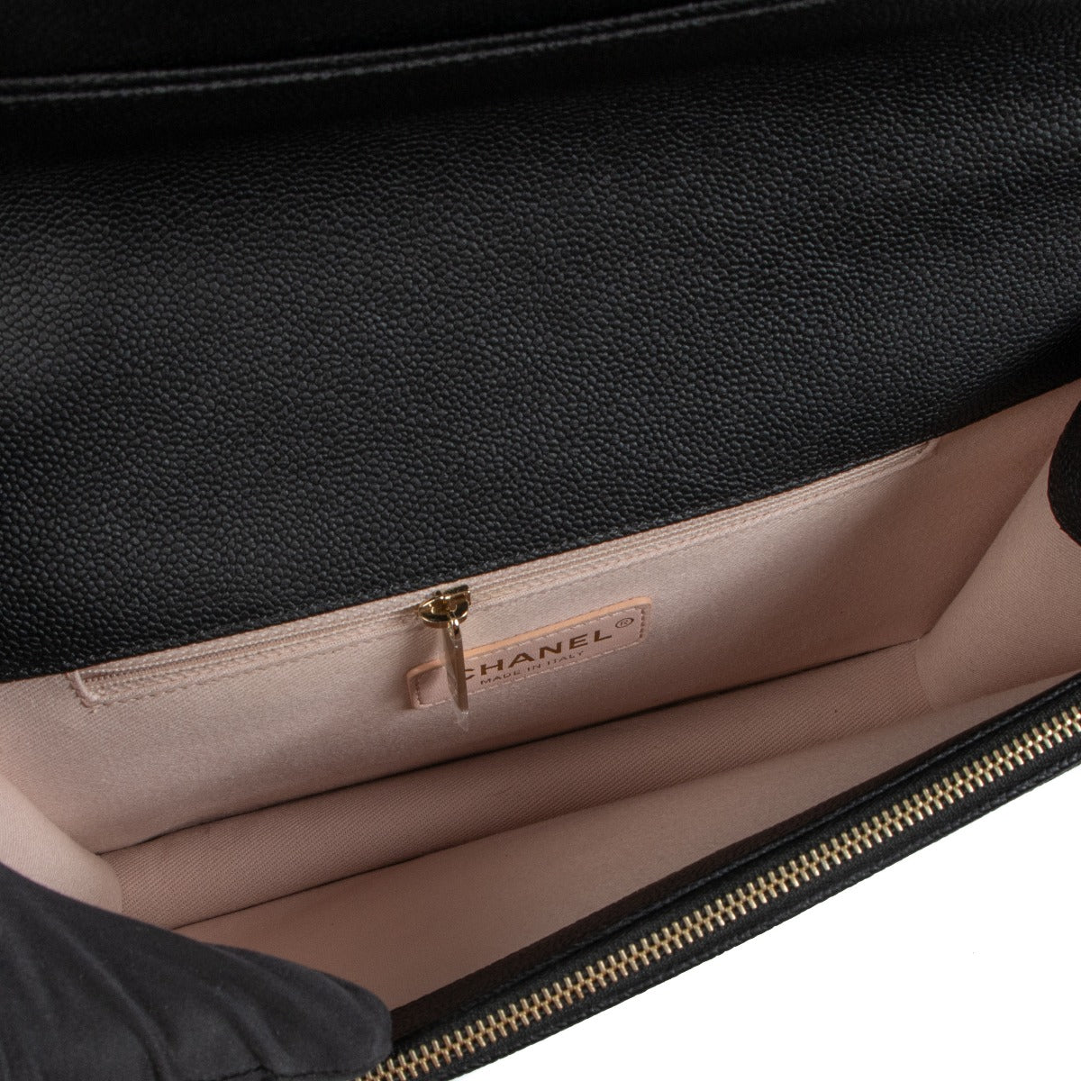 Chanel Black Caviar Leather Coco Cuba Flap Bag