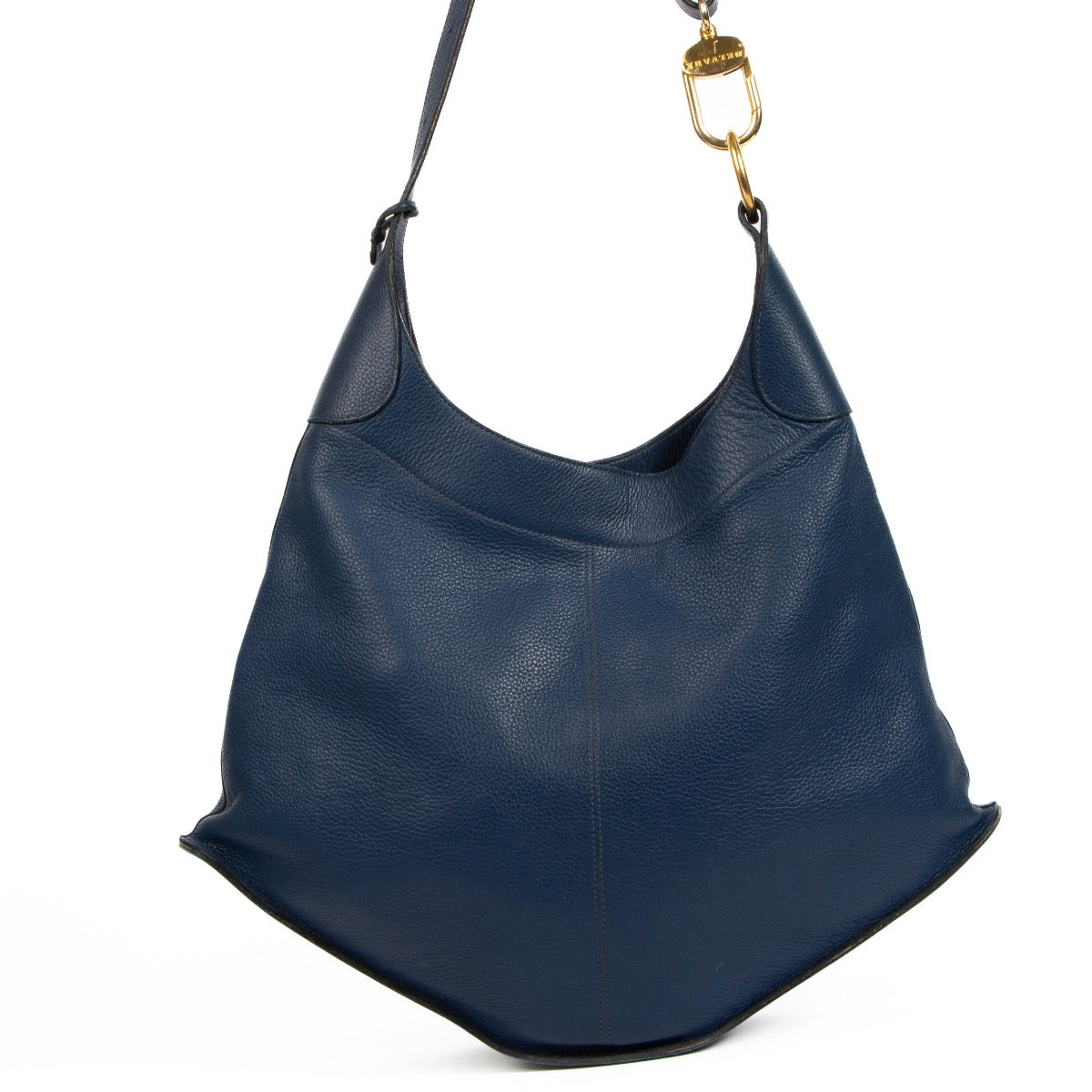 shop 100% authentic second hand Delvaux Blue Satan Shoulder Bag on Labellov.com
