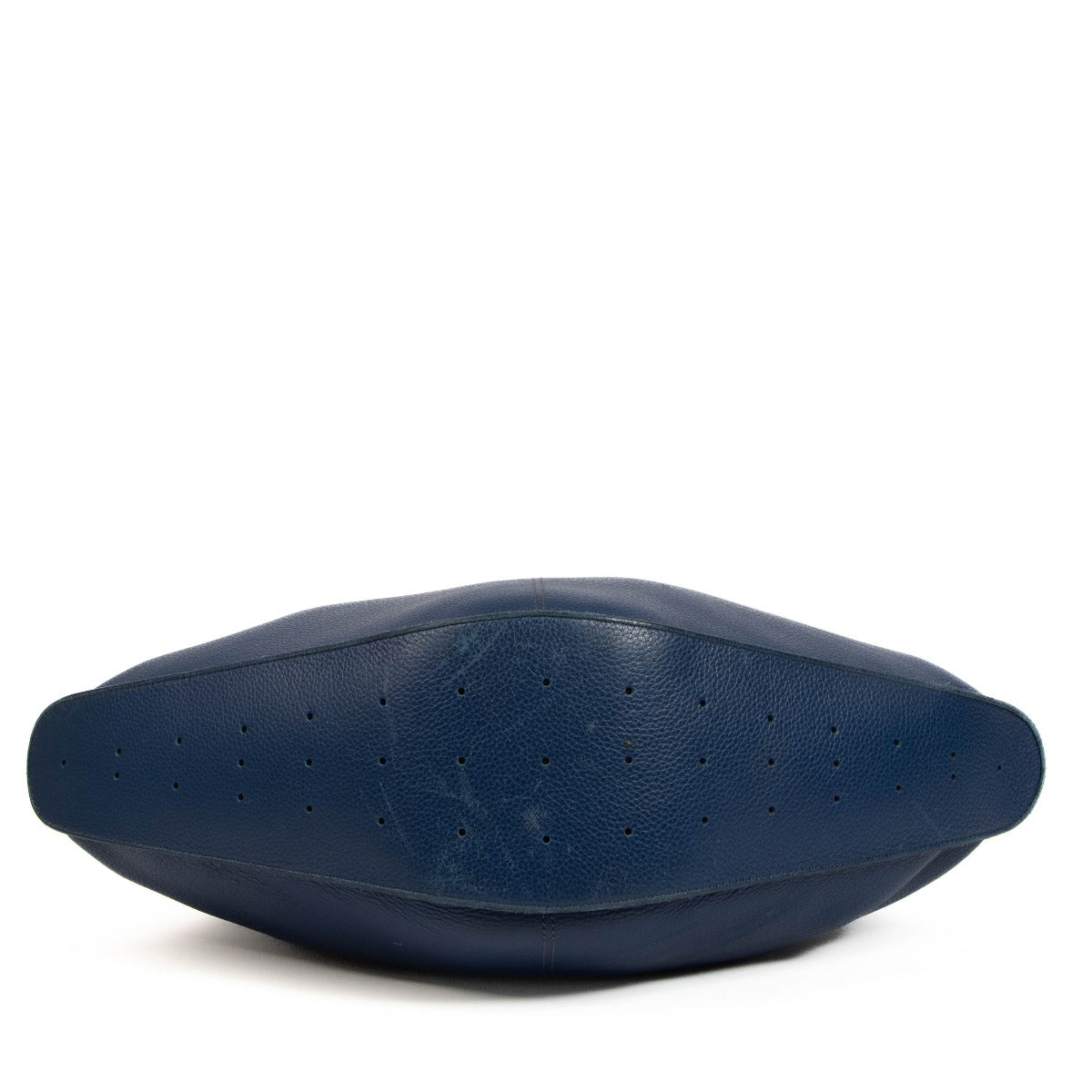 Delvaux Blue Satan Shoulder Bag