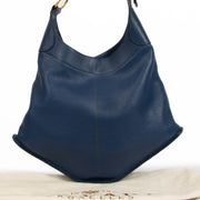 shop 100% authentic second hand Delvaux Blue Satan Shoulder Bag on Labellov.com