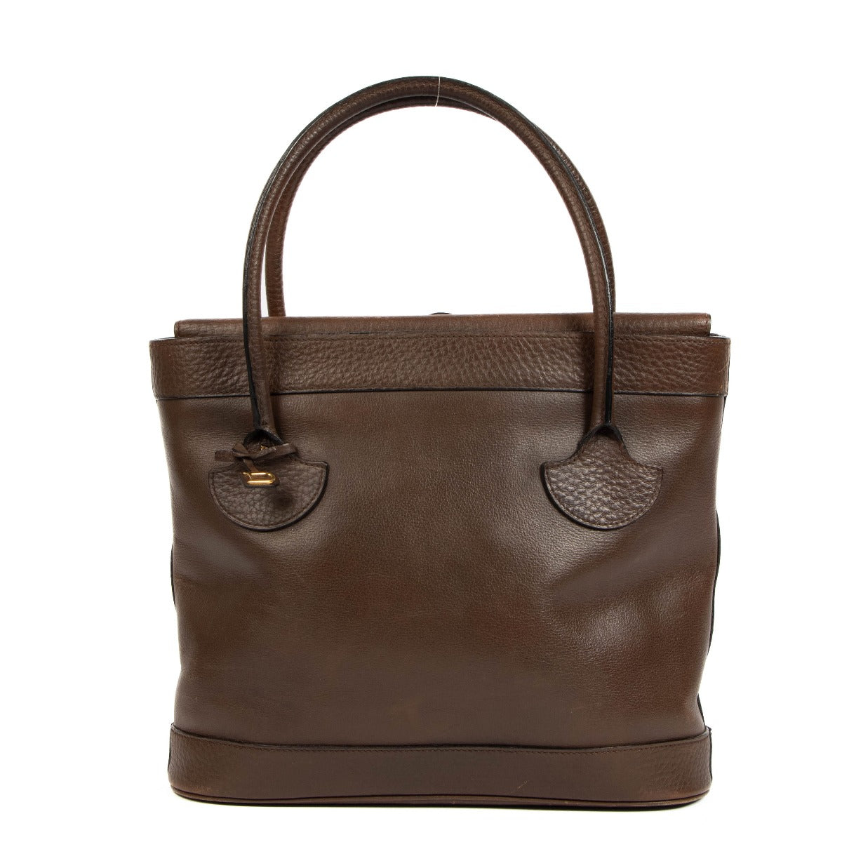 Sac fourre-tout Delvaux marron vintage