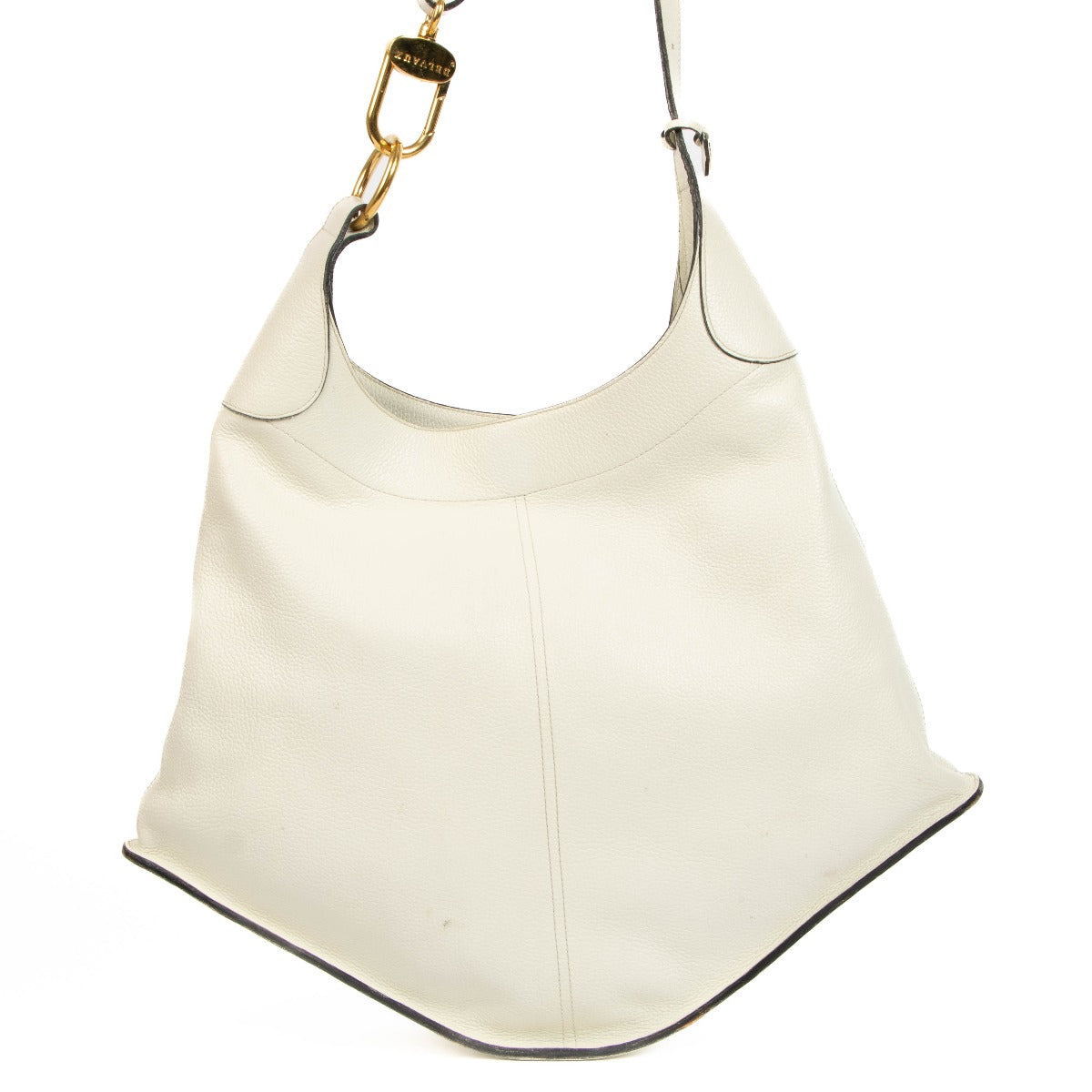 Delvaux White Satan Shoulder Bag