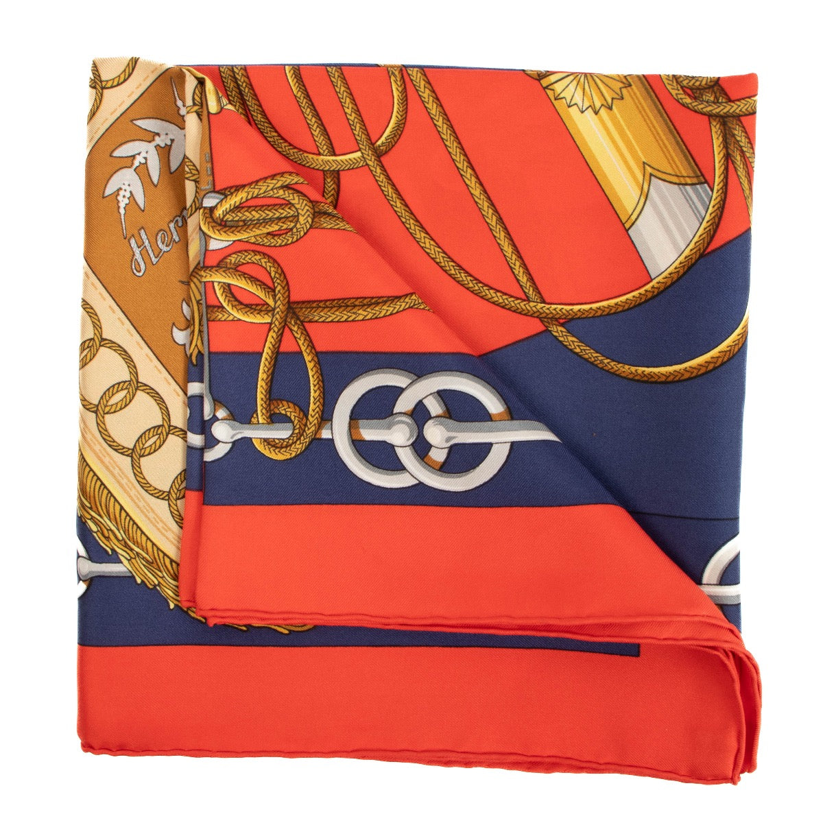 shop 100% authentic second hand Hermès Cliquetis Silk Scarf on Labellov.com