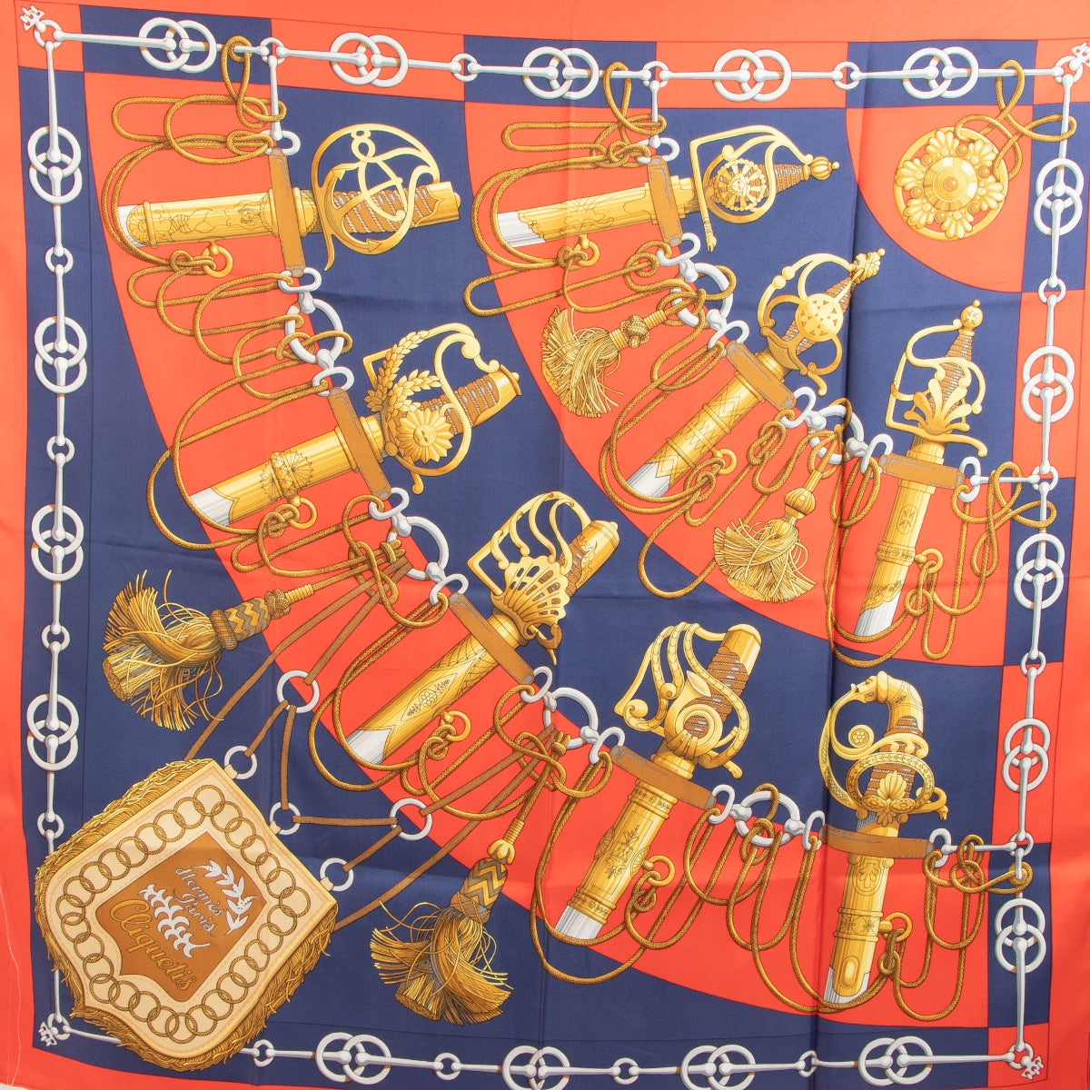 shop 100% authentic second hand Hermès Cliquetis Silk Scarf on Labellov.com
