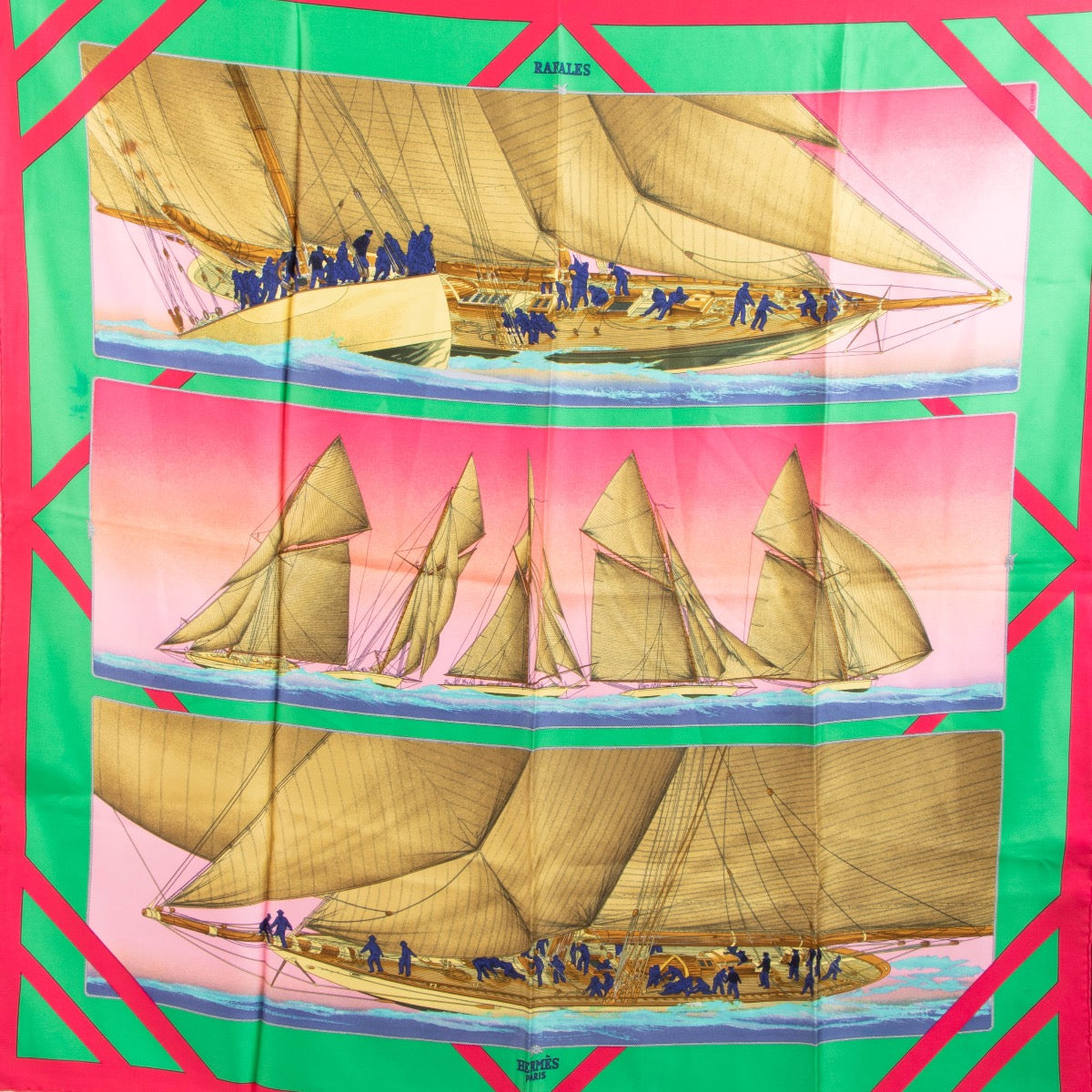 shop 100% authentic second hand Hermès Rafales Carré 90 Silk Scarf on Labellov.com