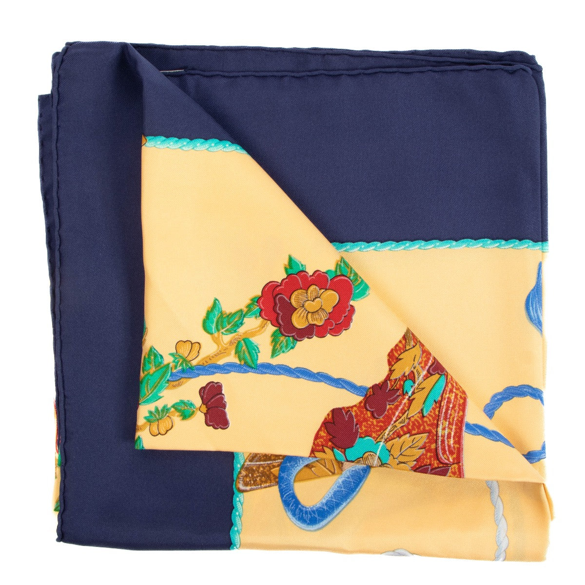 shop 100% authentic second hand Hermès Samouraï Silk Scarf on Labellov.com