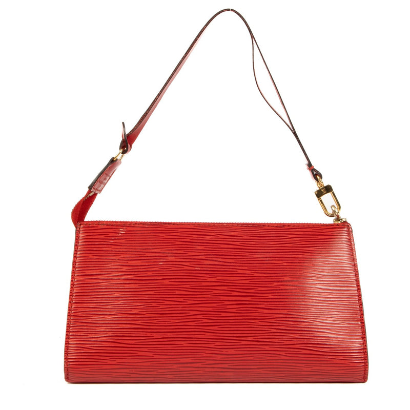 Louis Vuitton Red Epi Pochette Accessoires