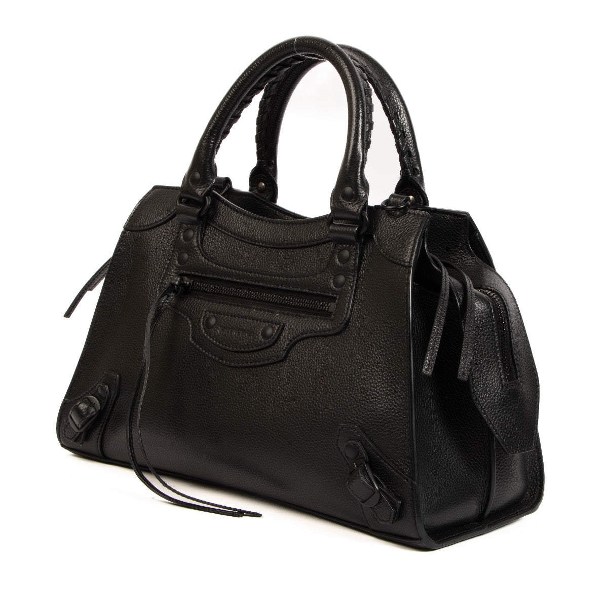 Buy real preloved Balenciaga black Neo Classic small top handle at Labellov.com or Labellov Antwerp, Brussels, Knokke.