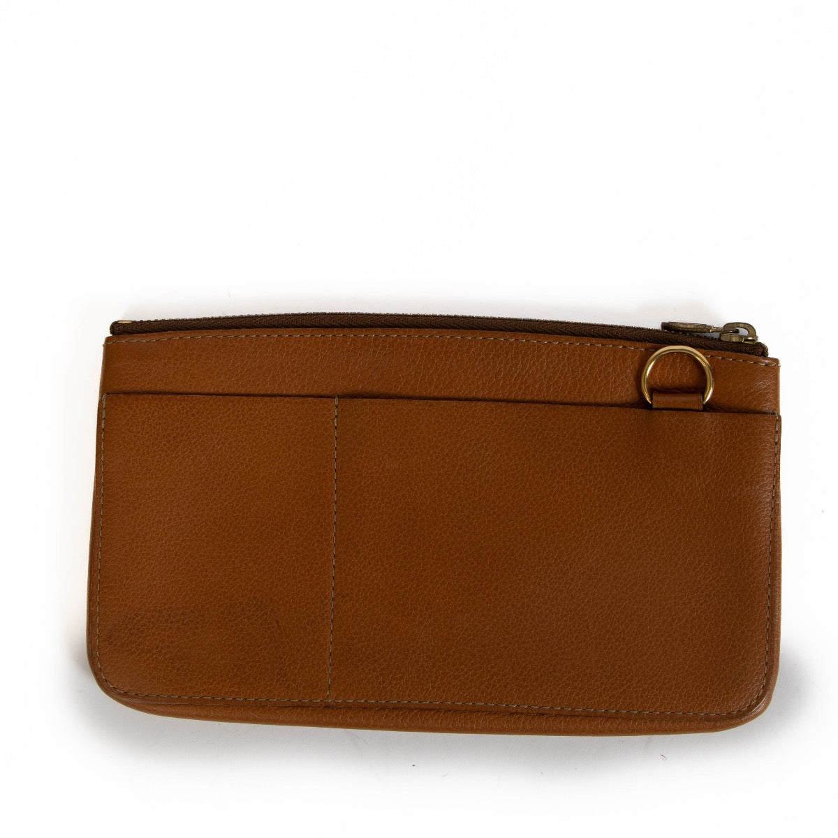 shop 100% authentic second hand Delvaux Brown Leather Clutch on Labellov.com
