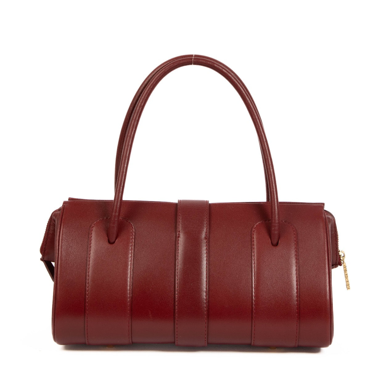 shop 100% authentic second hand Delvaux Le Georges PM Jumping Lisse Burgundy Bag on Labellov.com