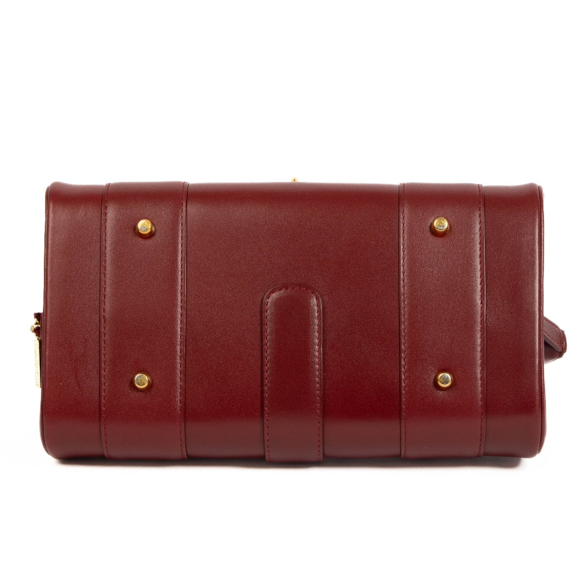 shop 100% authentic second hand Delvaux Le Georges PM Jumping Lisse Burgundy Bag on Labellov.com