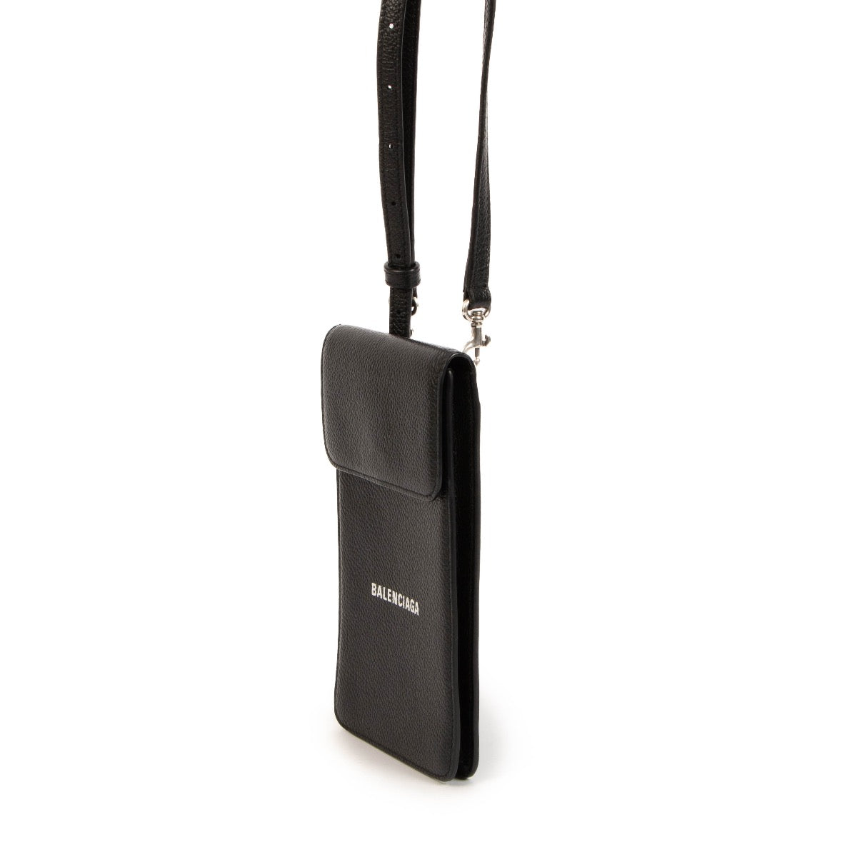 Sac bandoulière Balenciaga noir pour téléphone