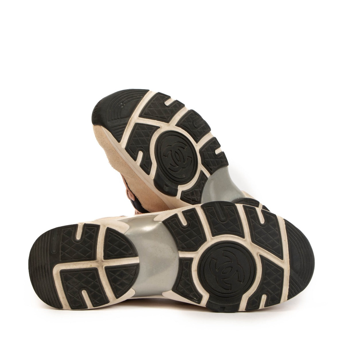 Chanel 19C Suede CC Sneakers - Size 37.5
