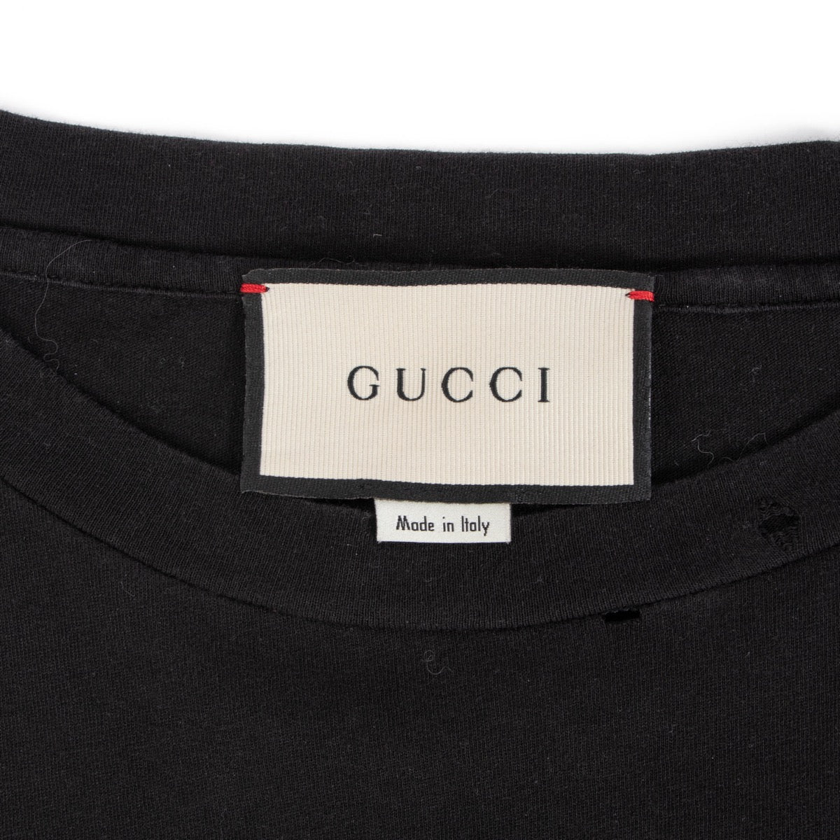 shop 100% authentic second hand Gucci Black Logo T-shirt - Size L on Labellov.com