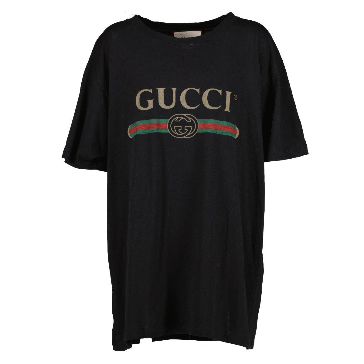 shop 100% authentic second hand Gucci Black Logo T-shirt - Size L on Labellov.com