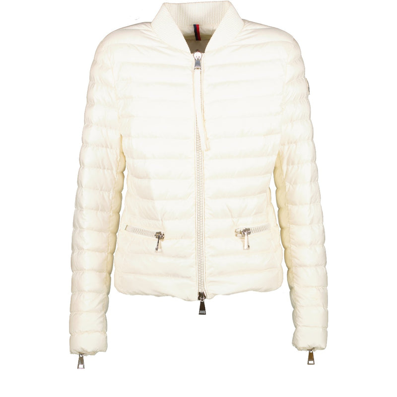 Moncler White Blen Lightweight Down Jacket
