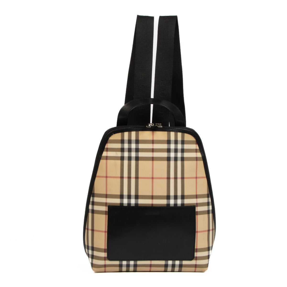 shop 100% authentic second hand Burberry House Check Backpack on Labellov.com