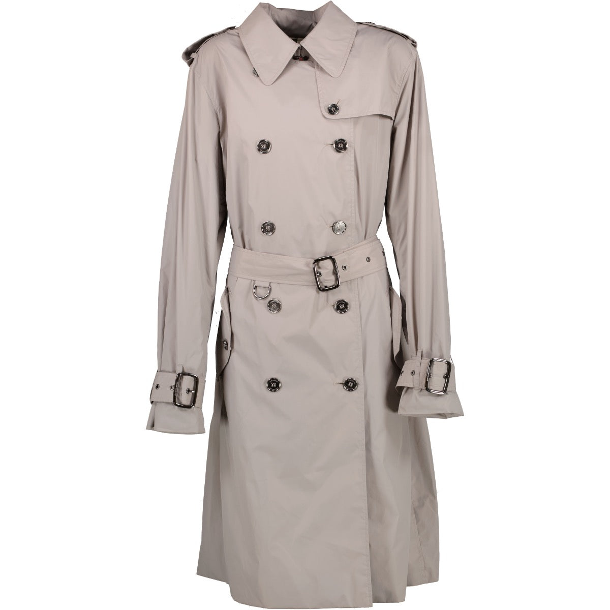 shop 100% authentic second hand Burberry Grey Coat - Size FR 46 on Labellov.com
