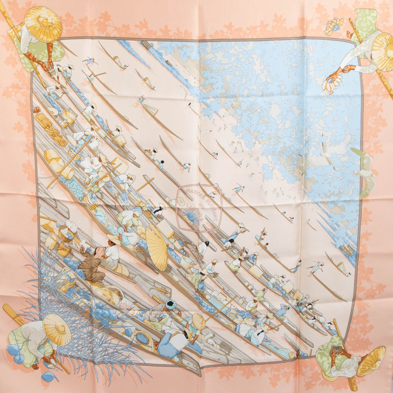 shop 100% authentic second hand Hermès Marché Flottant Du Lac Inlé Multicolor Scarf on Labellov.com