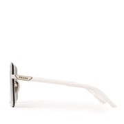 Shop 100% authentic secondhand Prada SPR55Y White Acetate Logo Square Sunglasses on Labellov.com