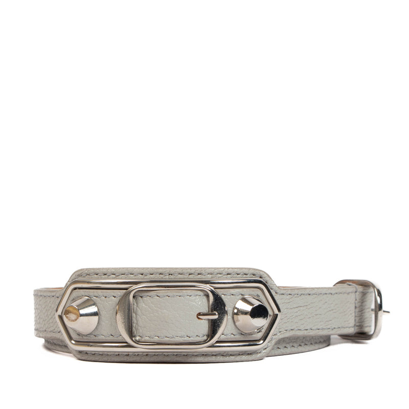 Balenciaga Grey Wrap-Around Bracelet