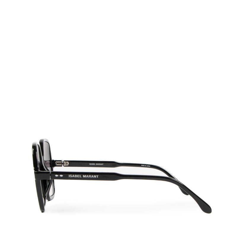 Shop safe online at Labellov in Antwerp, Brussels and Knokke these 100% authentic second hand Isabel Marant Black Acetate Oversized Sunglasses