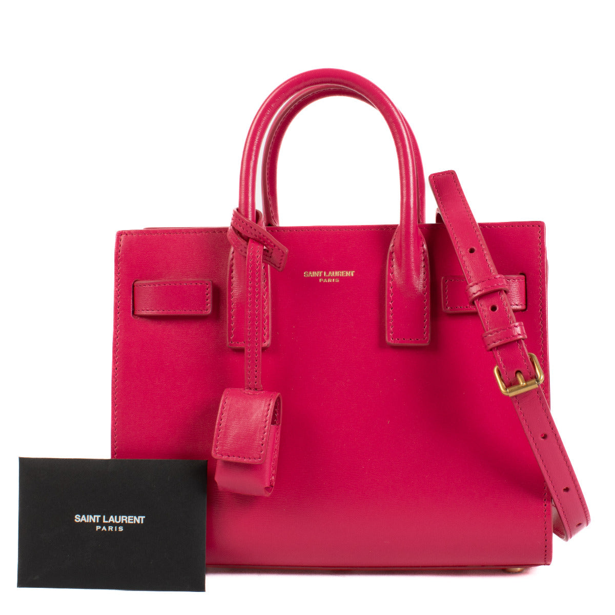 Sac Nano Sac de Jour rose Saint Laurent