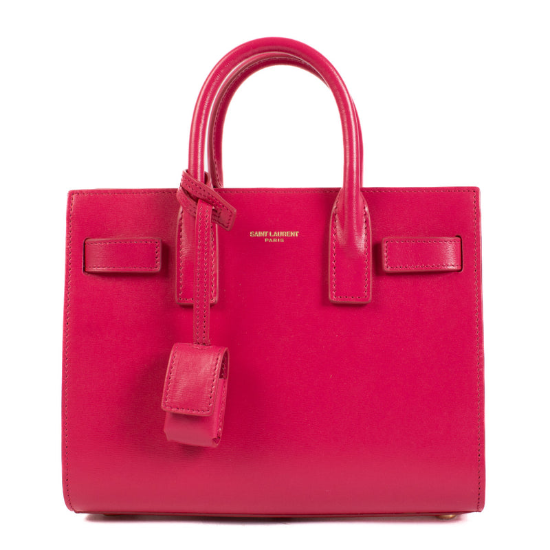 Saint Laurent Pink Sac de Jour Nano Bag for the best price at Labellov secondhand luxury in Antwerp and Knokke