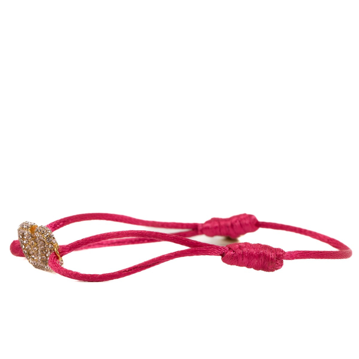 Shop safe online at Labellov in Antwerp, Brussels and Knokke this 100% authentic second hand Valentino Garavani Pink Crystal VLogo Bracelet