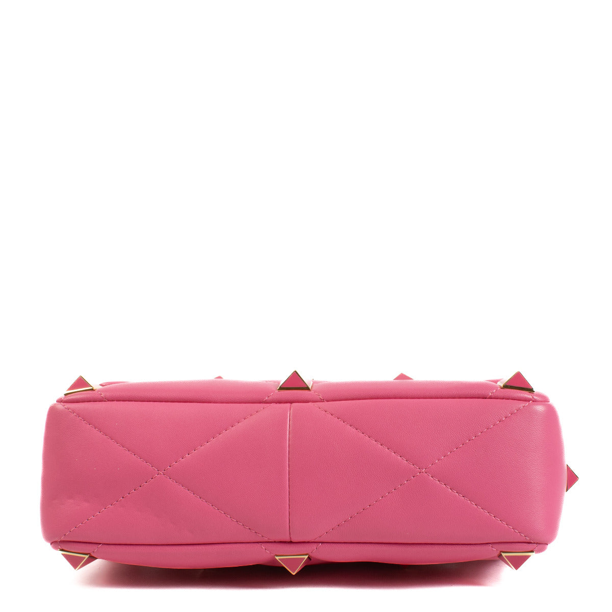 Valentino Garavani Roze Grote Roman Stud Crossbody Tas