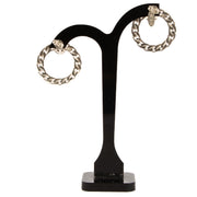 Shop safe online at Labellov in Antwerp, Brussels and Knokke these 100% authentic second hand Wouters & Hendrix Sterling Silver Chain Onyx Earrings