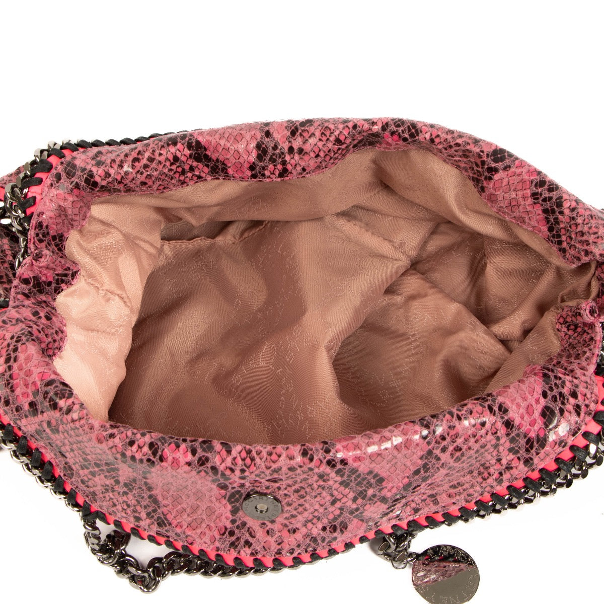 shop 100% authentic second hand Stella McCartney Pink Faux Python Falabella on Labellov.com