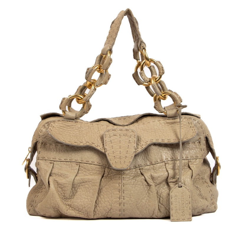 shop 100% authentic second hand Valentino Garavani Beige Top Handle Bag on Labellov.com
