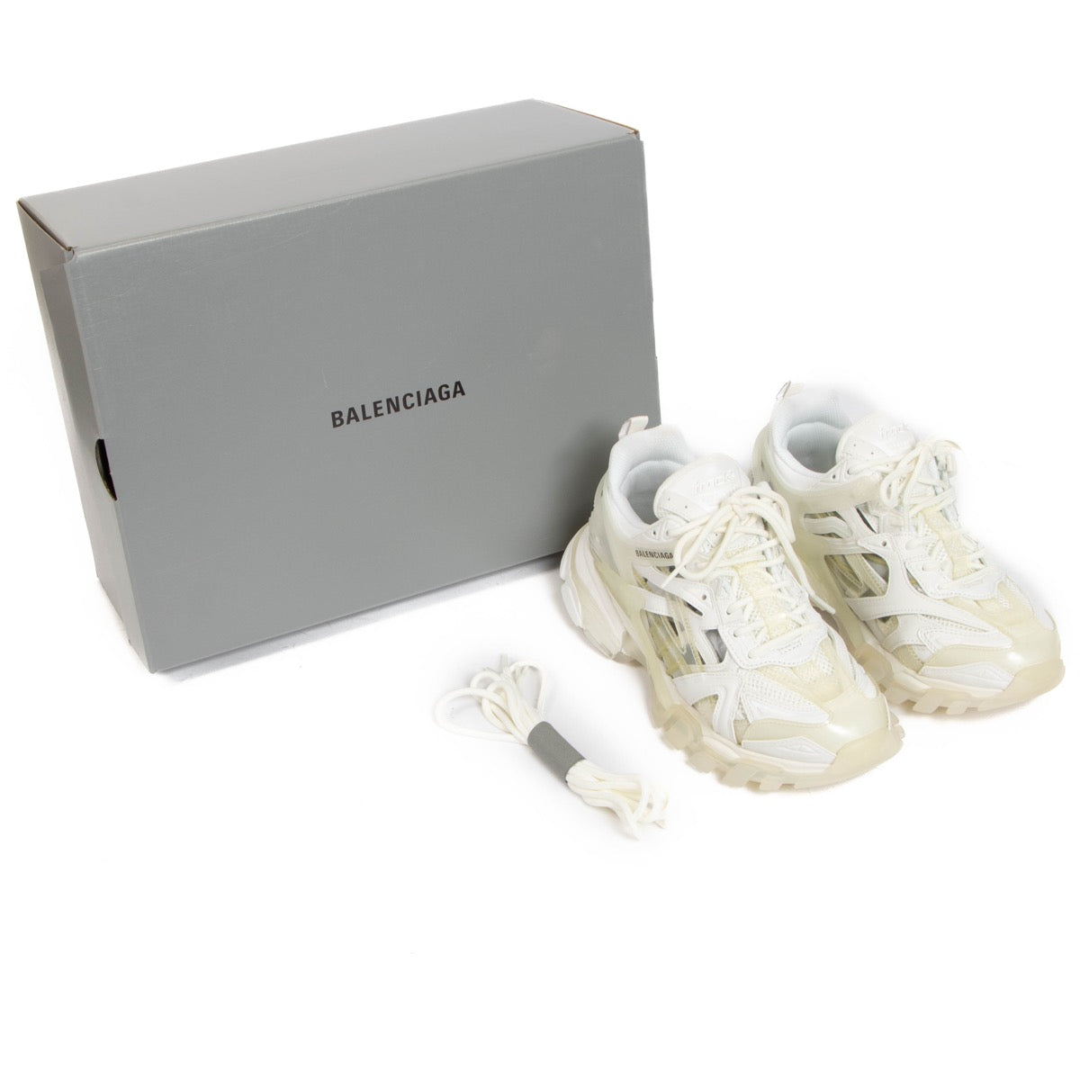 shop 100% authentic second hand Balenciaga Track.2 Clear Sneakers - Size 38 on Labellov.com