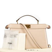 Fendi Pink Nappa Leather Peekaboo Iseeu East West Bag