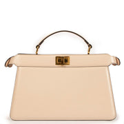 Fendi Pink Nappa Leather Peekaboo Iseeu East West Bag