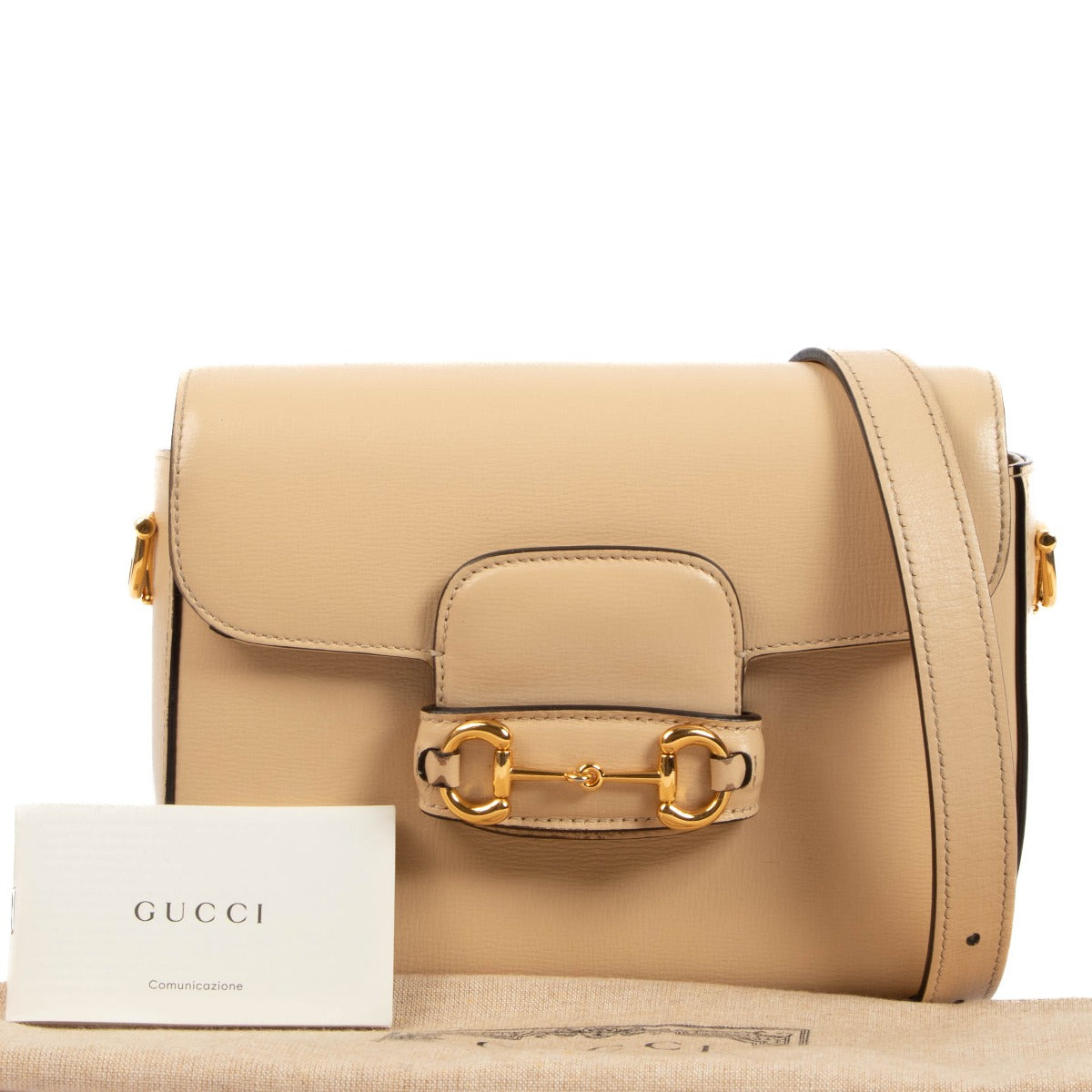 Gucci Beige Horsebit 1955 Mini Crossbody Bag