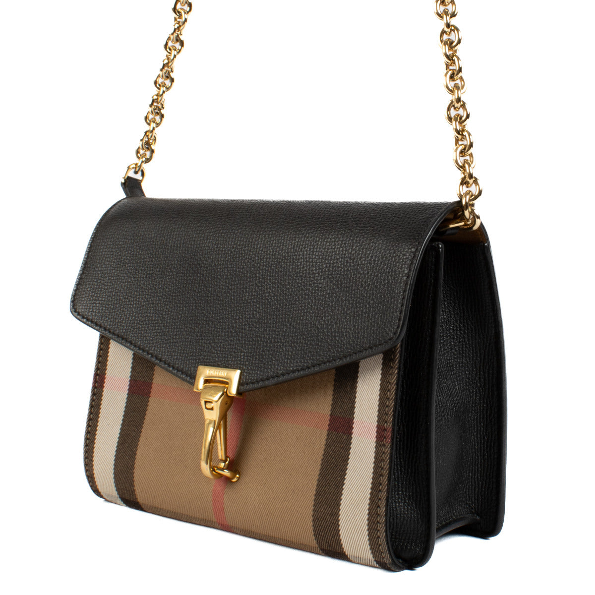 Burberry Check Macken Crossbody Tas