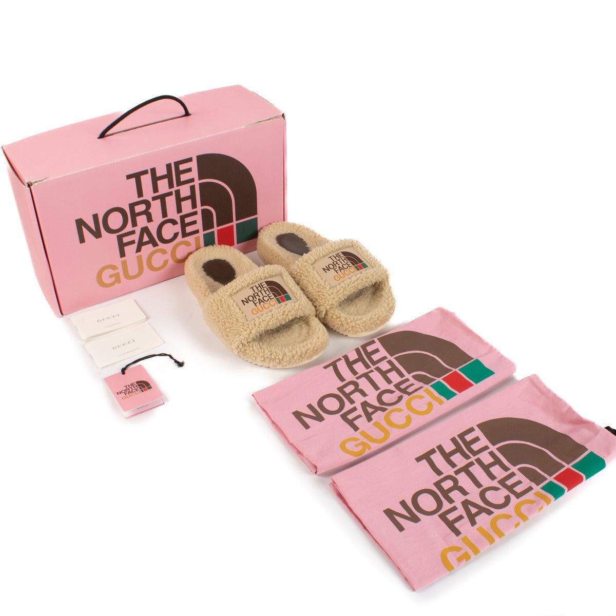 Gucci x The North Face Wool Slides - Size 38