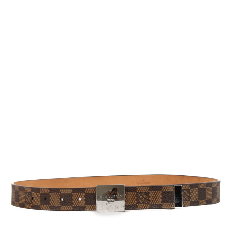 shop 100% authentic second hand Louis Vuitton Damier Ebene Belt - Size 85 on Labellov.com