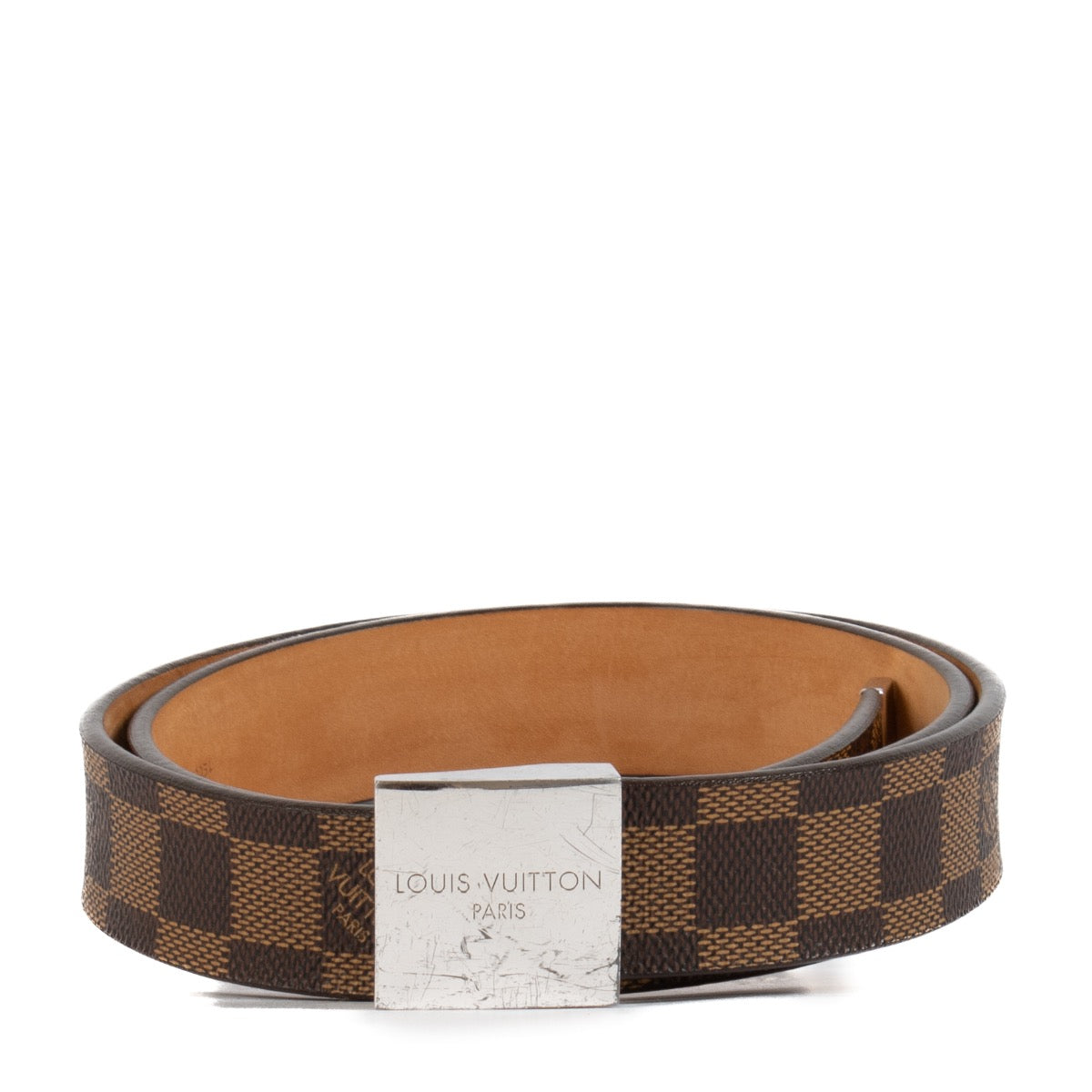 shop 100% authentic second hand Louis Vuitton Damier Ebene Belt - Size 85 on Labellov.com