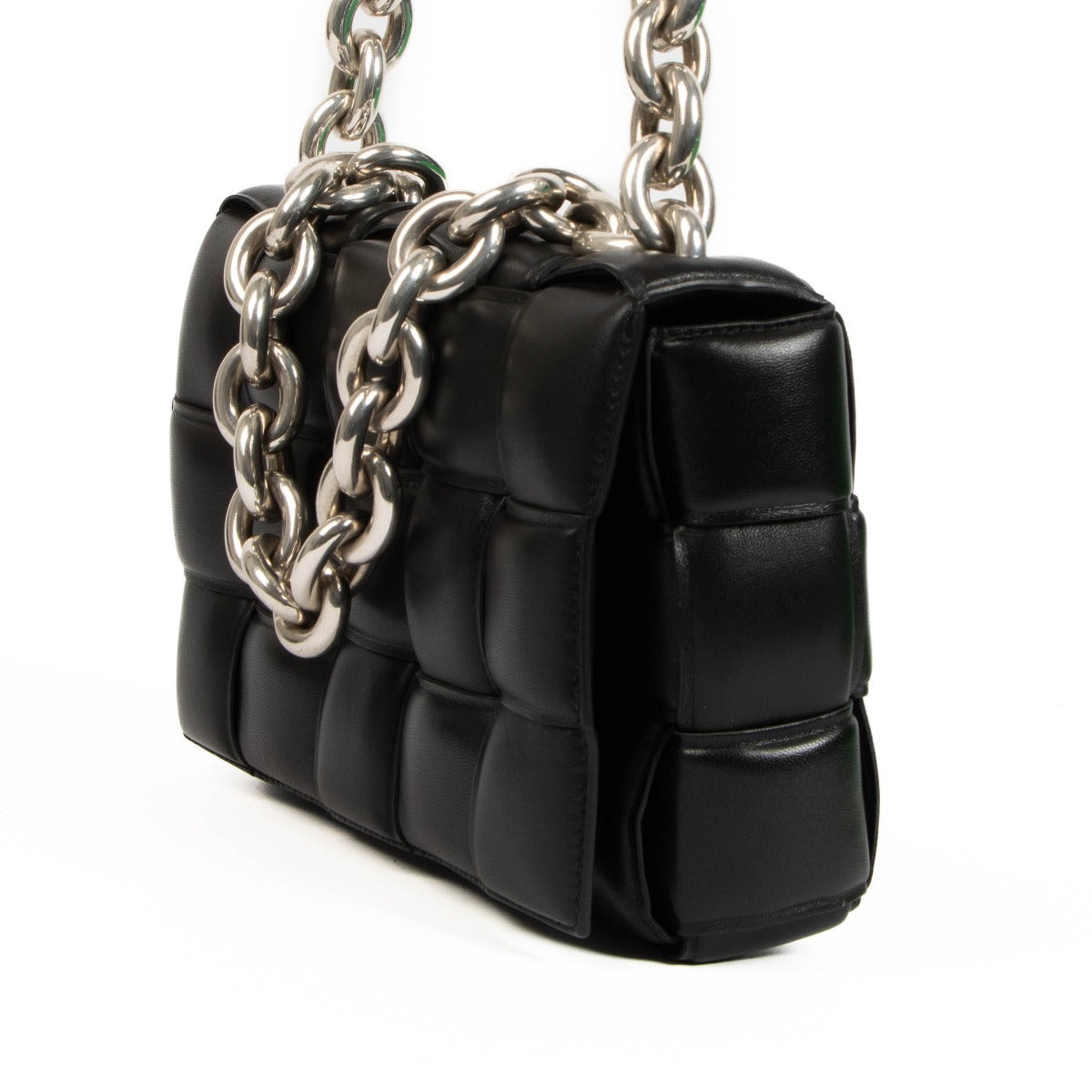 Bottega Veneta Black Chain Cassette Bag