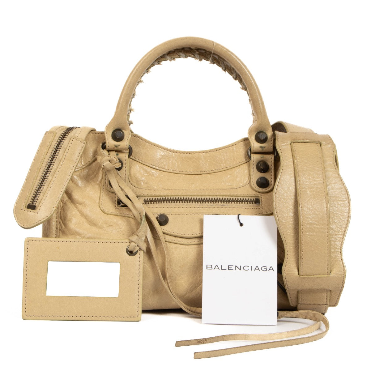 shop 100% authentic second hand Balenciaga Beige Arena Classic City Mini Bag on Labellov.com