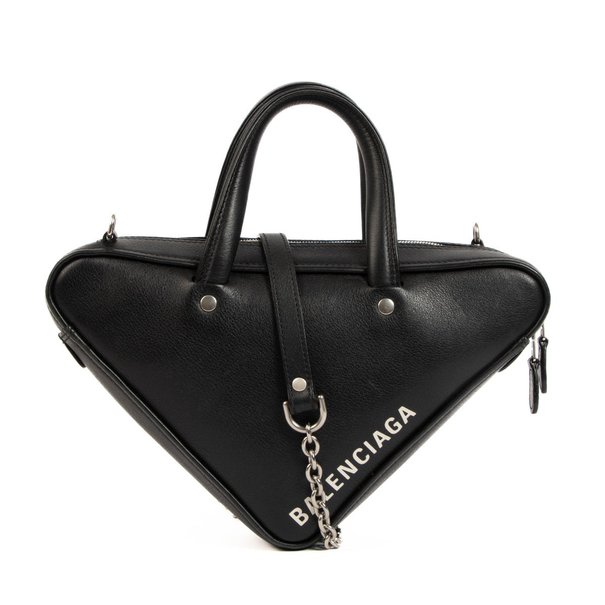 shop 100% authentic second hand Balenciaga Black Triangle Bag on Labellov.com