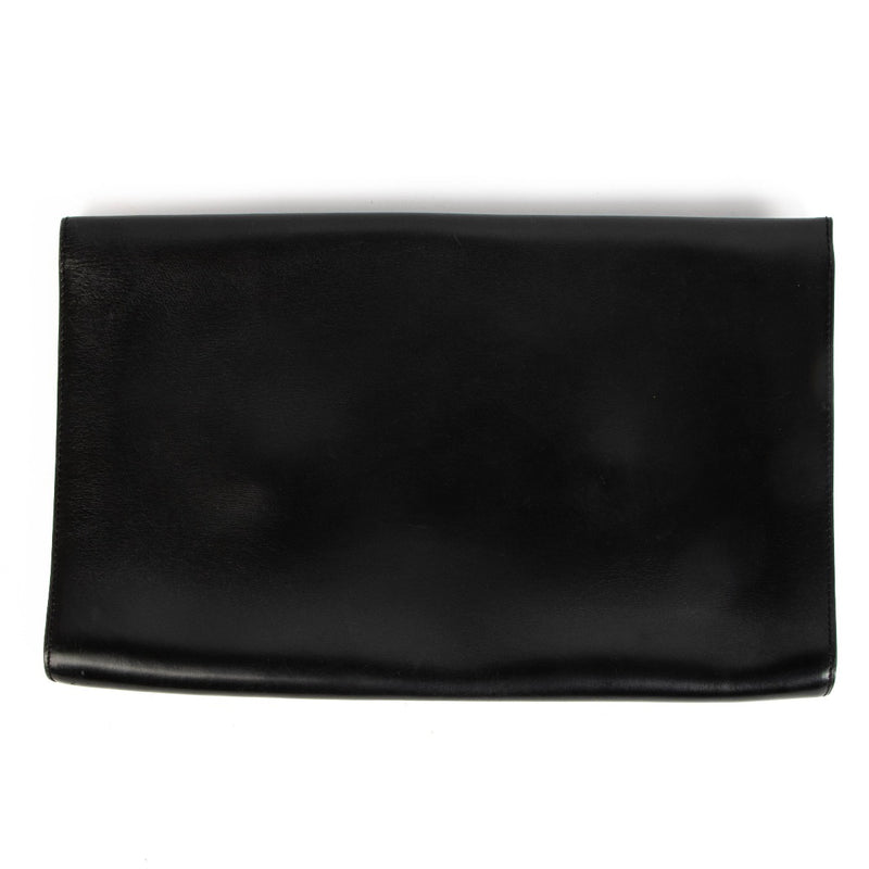 shop 100% authentic second hand Delvaux Black Leather Clutch on Labellov.com