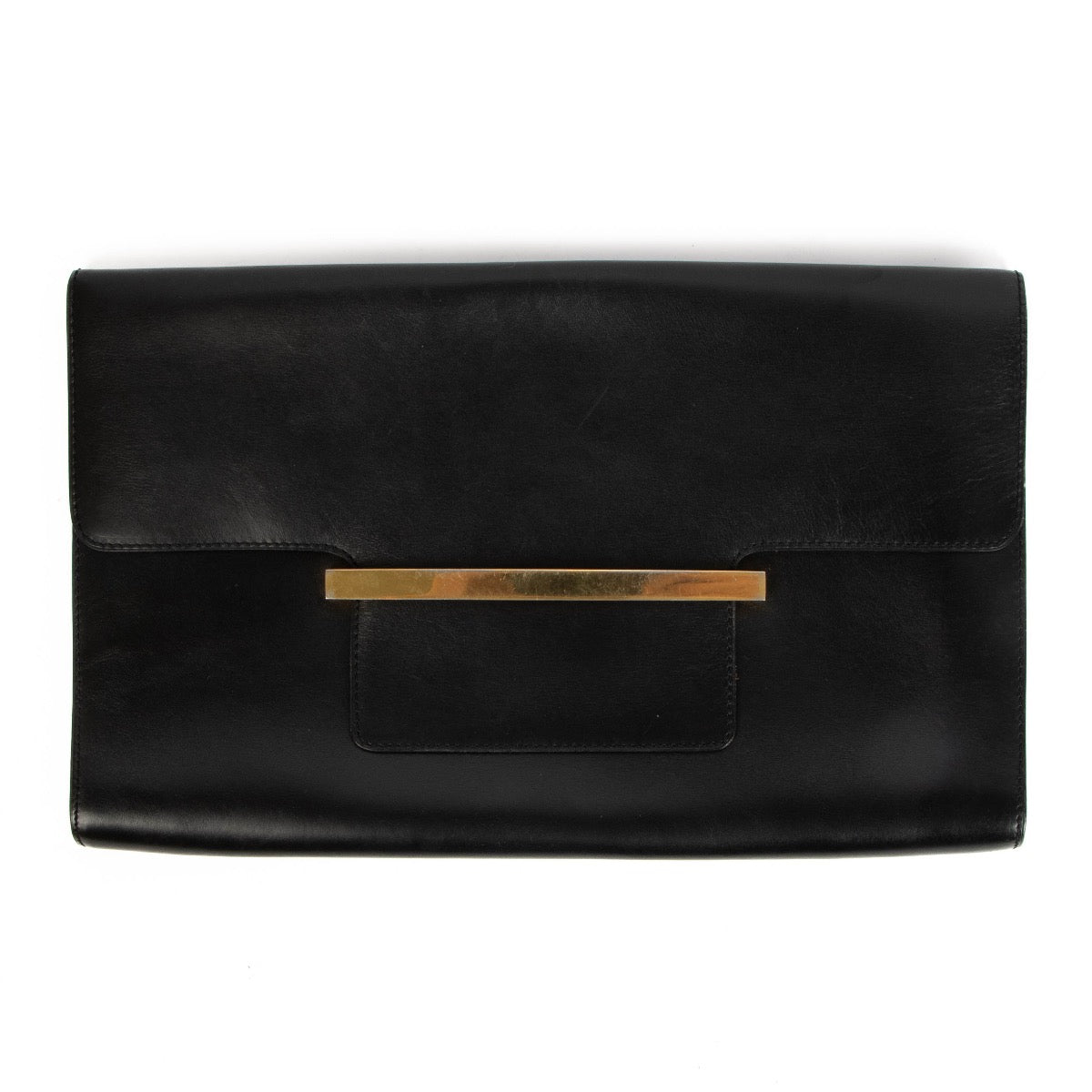 shop 100% authentic second hand Delvaux Black Leather Clutch on Labellov.com